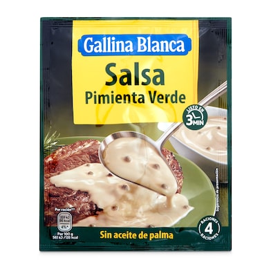 Salsa pimienta verde Gallina Blanca 59 g-0