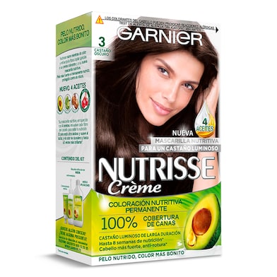 Tinte castaño oscuro nº3 Nutrisse 1 unidad-0