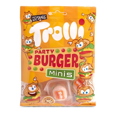 Golosinas mini burger Trolli 50 g-0