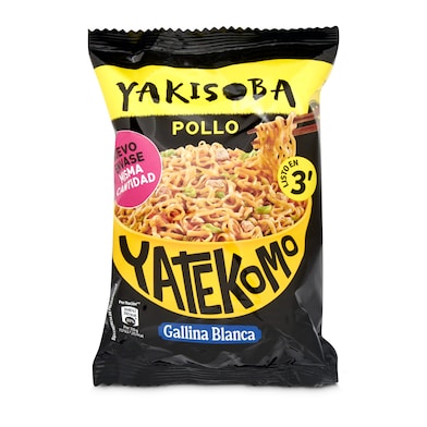 Noodles de pollo yakisoba Gallina Blanca Yatekomo 93 g-0