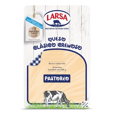 Queso clásico cremoso Larsa 200 g-0