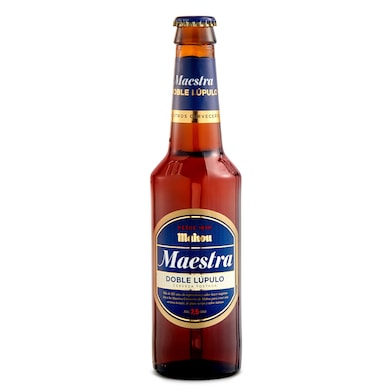 Cerveza tostada doble lúpulo Mahou Maestra 33 cl-0