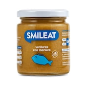 Puré de verduras con merluza Smileat 230 g