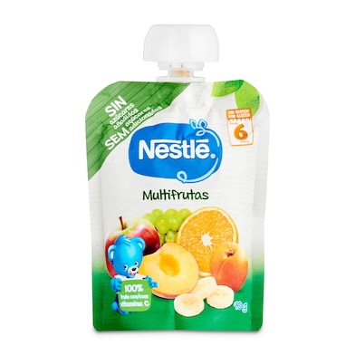 Alimento infantil con puré multifrutas Nestlé 90 g-0