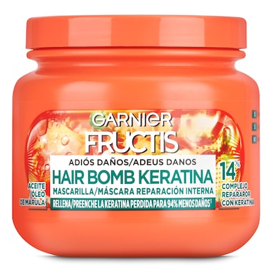 Mascarilla hair bomb keratina Fructis 320 ml-0
