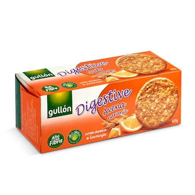 Galletas integral con avena y naranja Gullón 425 g-0