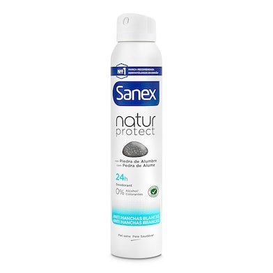 Desodorante natur protect antimanchas Sanex 200 ml-0