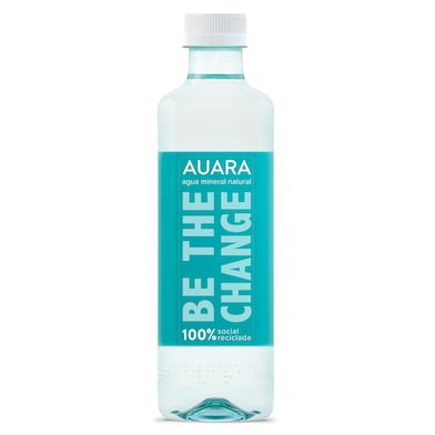 Agua mineral natural Auara botella 50 cl-0
