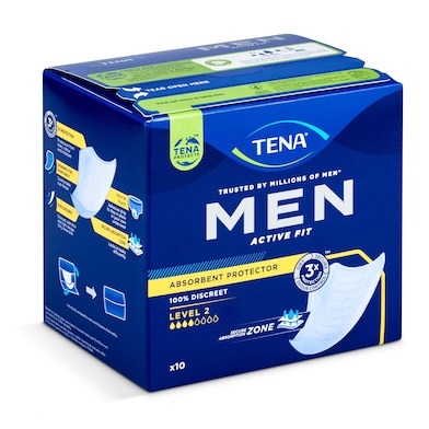 Compresas de incontinencia hombre level 2 Tena 10 unidades-0