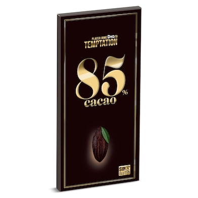 Chocolate negro 85% cacao Dia Temptation 100 g-0