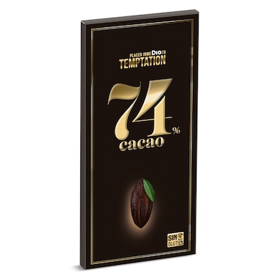 Chocolate negro 74% cacao Dia Temptation 100 g-0