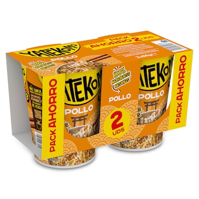 Noodles de pollo Gallina Blanca Yatekomo 2 x 60 g-0