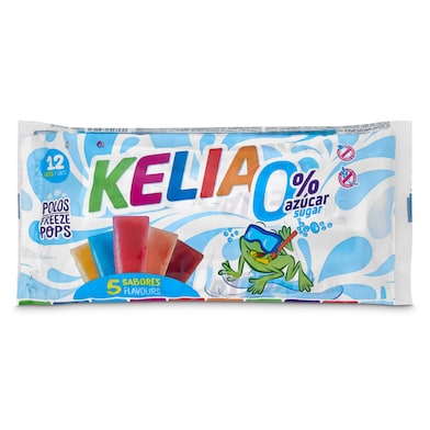 Mix polos para congelar sin azúcar Kelia 12 x 45 ml-0