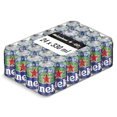 Cerveza 0,0% alcohol Heineken pack 24 x 33 cl-0
