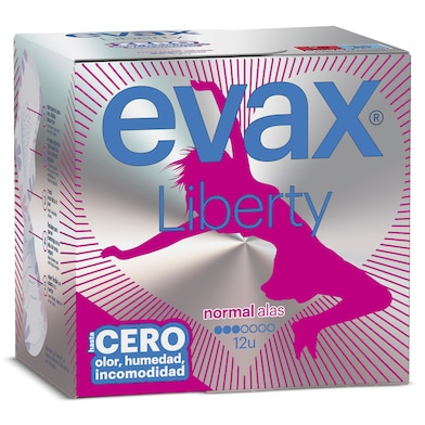 Compresas normal con alas Evax 12 unidades-0