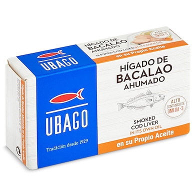 Hígado de bacalao Ubago 115 g-0