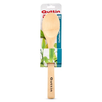 Cuchara de bambú 30 cm blister 1 unidad-0