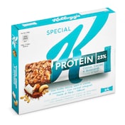 Barritas de cereales con coco, cacao, anacardos y crema de almendra protein Kellogg's Special K 112 g