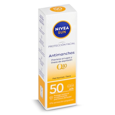 Crema facial solar spf 50 Nivea 50 ml-0