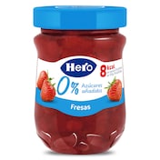 Mermelada de fresas 0% azúcares añadidos Hero 280 g