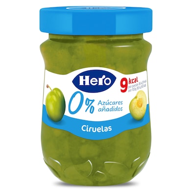 Mermelada de ciruela 0% azúcares añadidos Hero 280 g-0