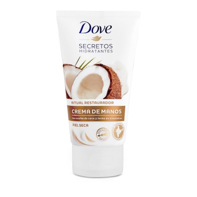 Crema de manos con aceite de coco y almendras Dove 75 ml-0