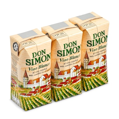 Vino blanco Don Simón pack 3 x 187 ml-0