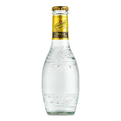 Tónica con toque de lima Schweppes 200 ml-0