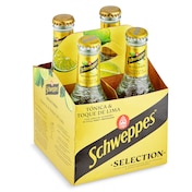 Tónica con toque de lima Schweppes pack 4 x 200 ml