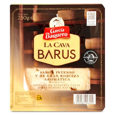 Queso curado La Cava Barus García Baquero 250 g-0