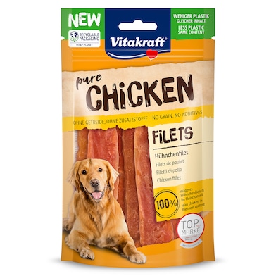 Snack para perros tiras de pollo Vitakraft 80 g-0