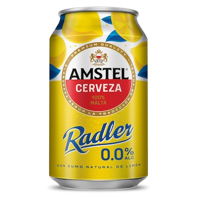 Cerveza radler sin alcohol Amstel 33 cl-0