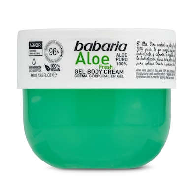 Crema corporal en gel aloe fresh Babaria 400 ml-0