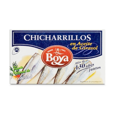 Chicharrillos en aceite vegetal Boya 83 g-0
