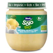Puré de manzana, plátano y yogur 100% ecológica Hero 120 g