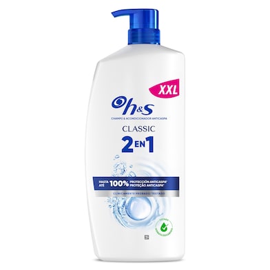 Champú anticaspa y acondicionador dos en uno H&S 1 L-0