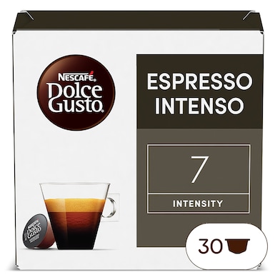 Cápsulas de café espresso intenso Dolce Gusto 30 unidades-0