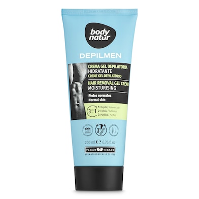 Crema gel depilatoria hidratante Body Natur 200 ml-0