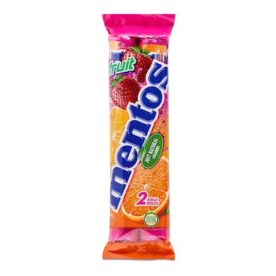 Caramelos masticables sabor frutas Mentos 2 x 38 g-0
