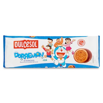 Mini lunas de cacao Doraemon Dulcesol 180 g-0