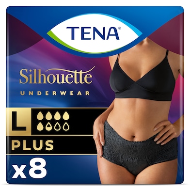 Pants de incontinencia cintura alta talla L Tena 8 unidades-0