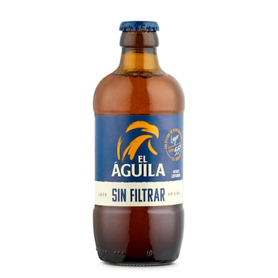 Cerveza sin filtrar El águila 33 cl-0