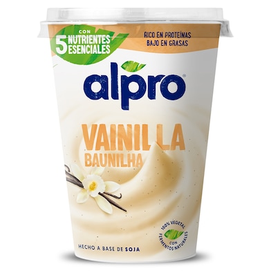 Postre de soja sabor vainilla Alpro 400 g-0