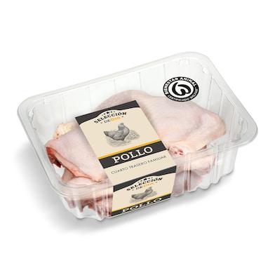 Cuarto trasero de pollo formato familiar Selección de Dia 1.55 Kg aprox.-0