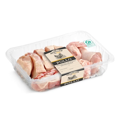 Medio pollo troceado Selección de Dia 900 g aprox.-0