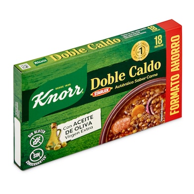 Pastillas doble caldo de carne Knorr 18 unidades-0