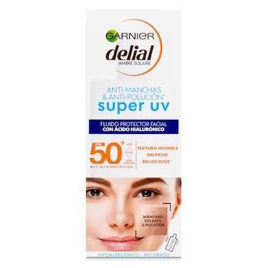 Protector solar facial spf 50+ Delial 40 ml-0