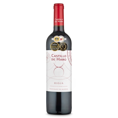 Vino tinto joven madurado D.O. Rioja Castillo de Haro 75 cl-0