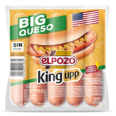 Salchichas big queso Elpozo 200 g-0 Salchichas big queso Elpozo 200 g-0