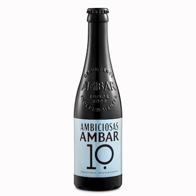 Cerveza ambiciosa N.º 10 Ambar 33 cl-0